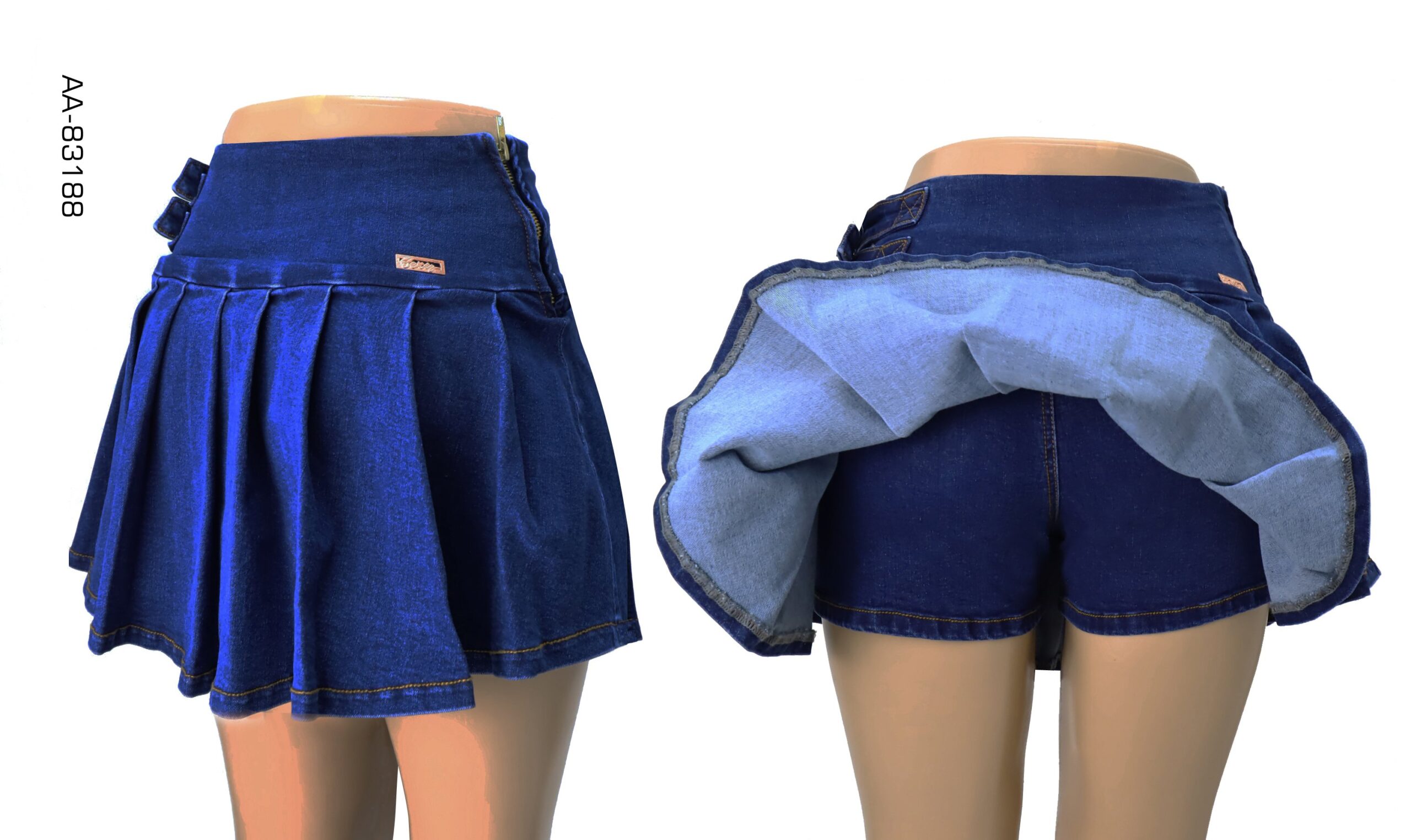 Ladies sales denim skort