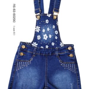 Ladies' Denim Overall Shorts [PITBULL]