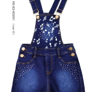 Ladies' Denim Overall Shorts [PITBULL]