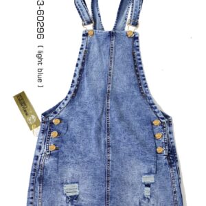 Ladies' Denim Overall Skort [PITBULL]